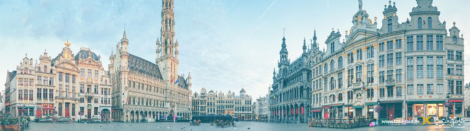 Tourgold Städtereisen Busreisen Brüssel Der Grand Place im Zentrum der Altstadt Header