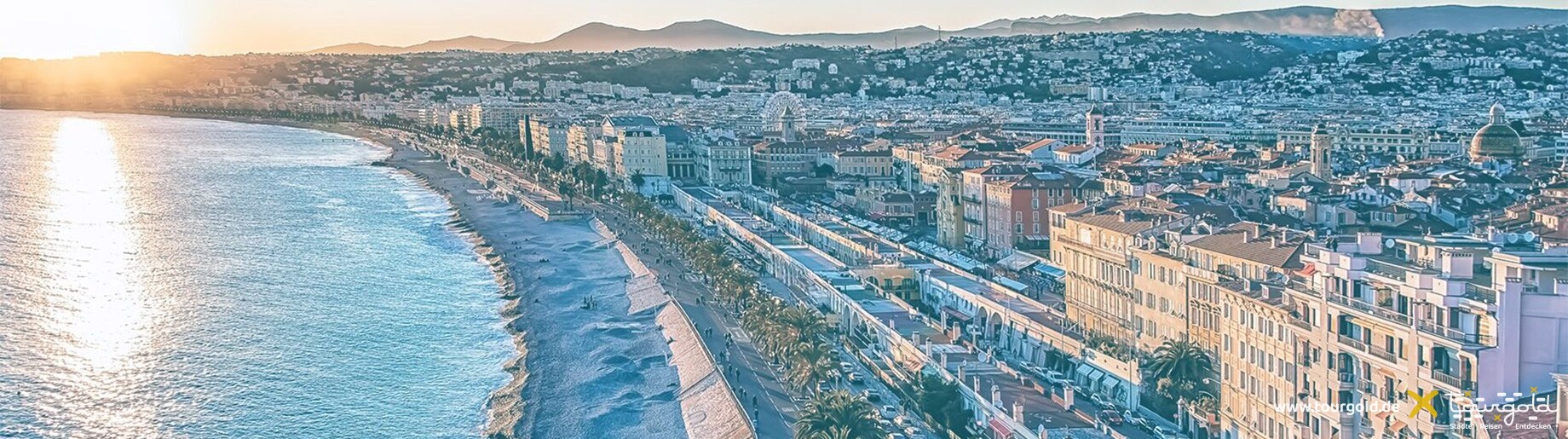 Tourgold Städtereisen Busreisen Nizza und Monaco Header