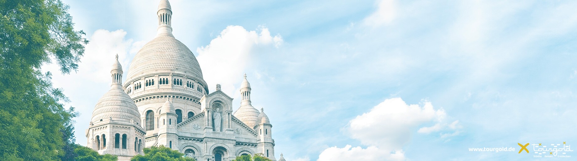 Tourgold Städtereisen Busreisen Paris Sacre Coeur Header