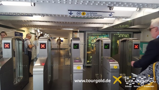 Metro Paris _Drehkreuz