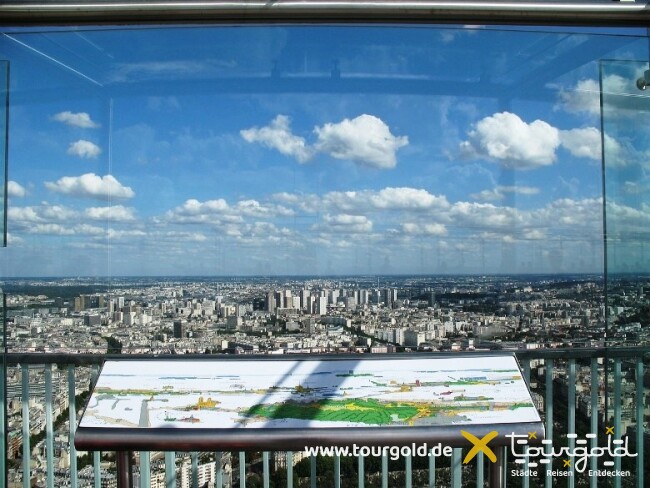 Paris Tour Montparnasse Aussicht vom Turm Montparnasse